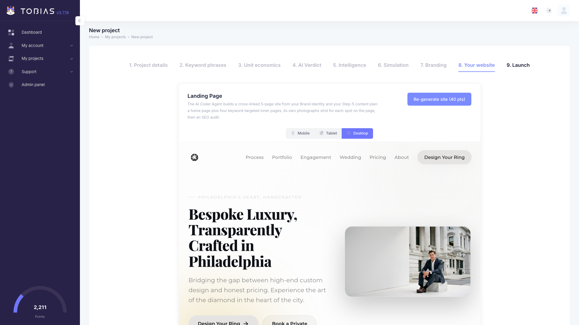 Your website